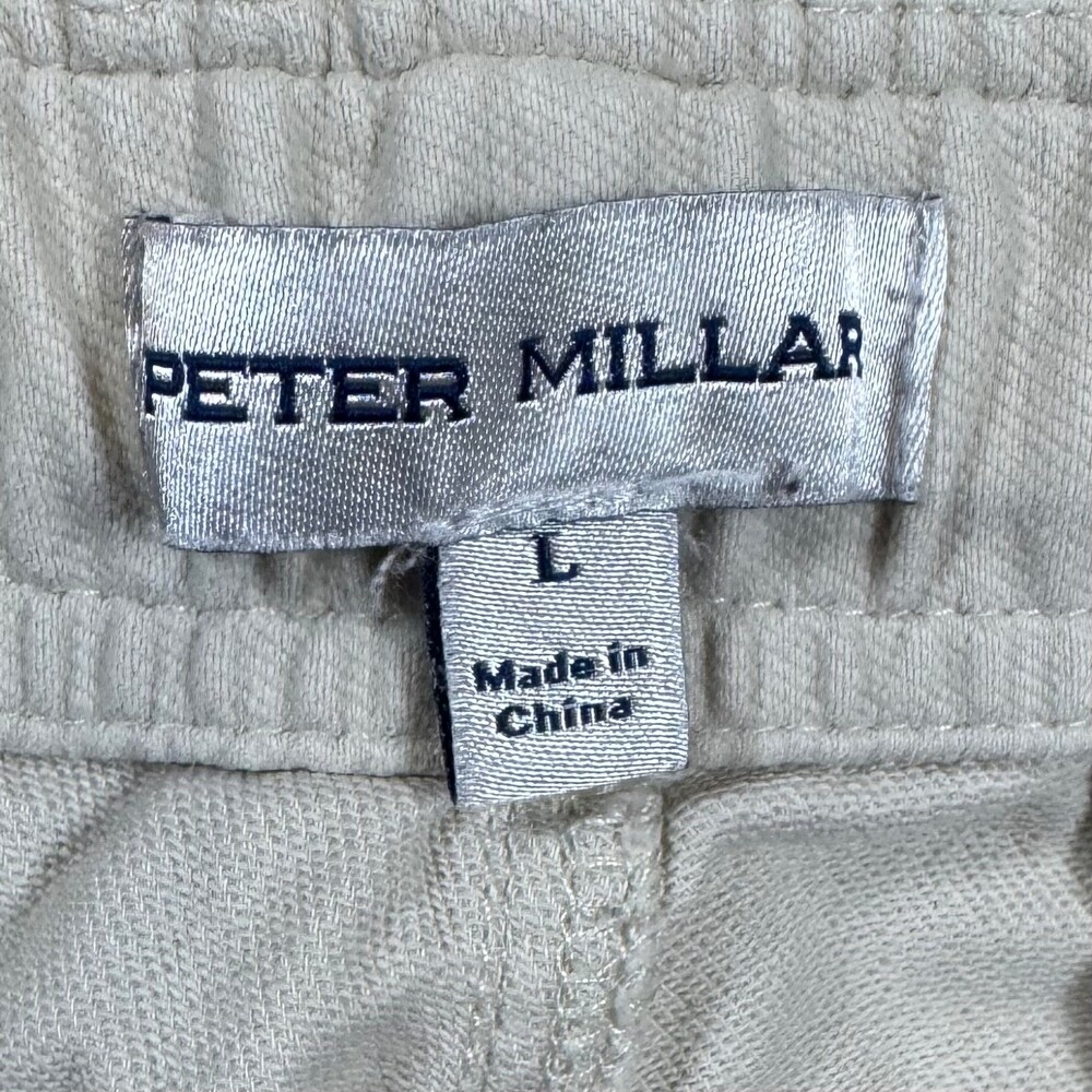 Peter Millar Crown Weekend Shorts Large 100308 in Stone golf beach preppy - Picture 4 of 10